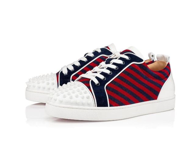 designer red bottom loafers for men women leisure trainer footwear leather casual sneakers spikes wedding party flats men shoes unisex, Black
designer red bottom loafers for men women leisure trainer footwear leather casual sneakers spikes wedding party flats men shoes unisex, Black