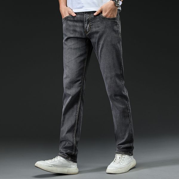 jeans for men straight trousers male slim fit business denim designer casual biker pants pantalon hombre homme, Blue
jeans for men straight trousers male slim fit business denim designer casual biker pants pantalon hombre homme, Blue