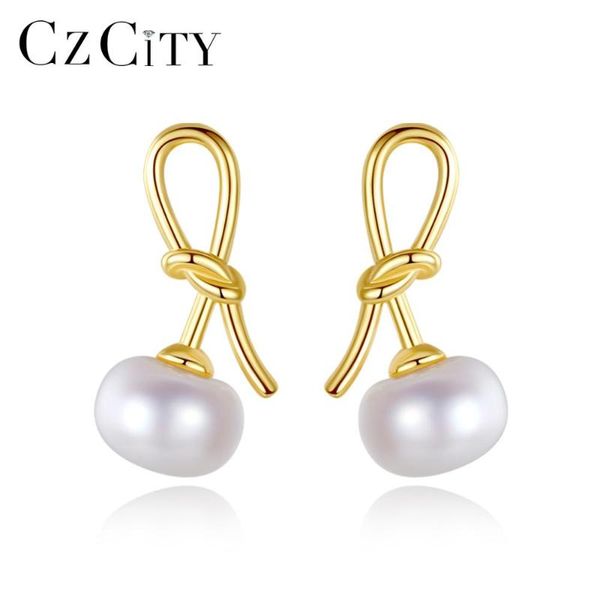 stud czcity lovely natural pearl 925 sterling silver bow-knot earrings for women cute girls dating romantic fine jewelry fe0283, Golden;silver
stud czcity lovely natural pearl 925 sterling silver bow-knot earrings for women cute girls dating romantic fine jewelry fe0283, Golden;silver