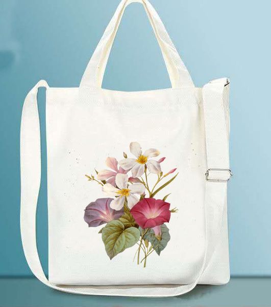 flower plant print women canvas crossbody bags ladies casual zipper shoulder bag white cotton cloth shopping bags female handbag
flower plant print women canvas crossbody bags ladies casual zipper shoulder bag white cotton cloth shopping bags female handbag