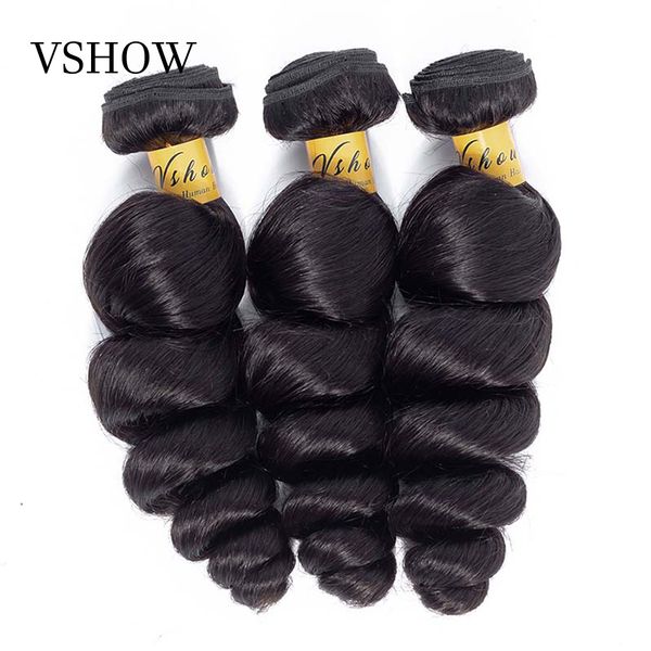 vshow hair brazilian loose wave bundles 1 3 4 pcs human hair bundles 100% remy hair weave extensions nature color can be dyed, Black;brown
vshow hair brazilian loose wave bundles 1 3 4 pcs human hair bundles 100% remy hair weave extensions nature color can be dyed, Black;brown
