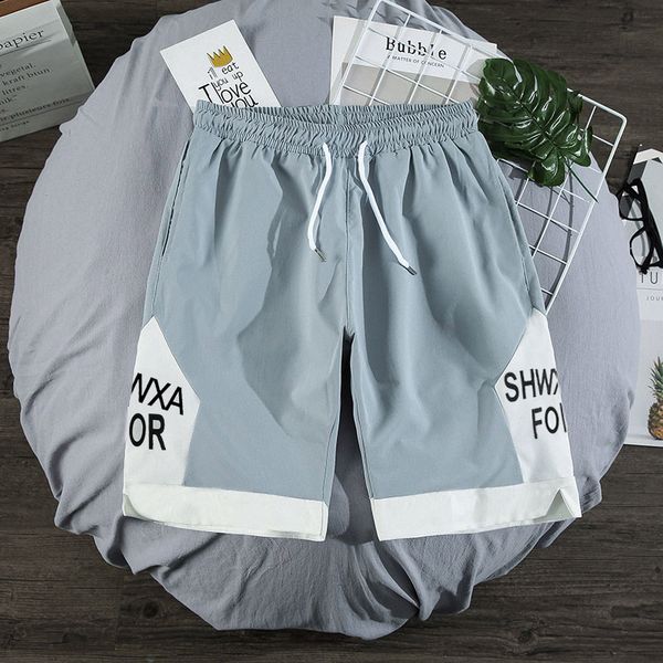 men's shorts men thin 2021 arrival summer korean style loose male letter patchwork plus size 4xl 5xl quick dry s27, White;black
men's shorts men thin 2021 arrival summer korean style loose male letter patchwork plus size 4xl 5xl quick dry s27, White;black