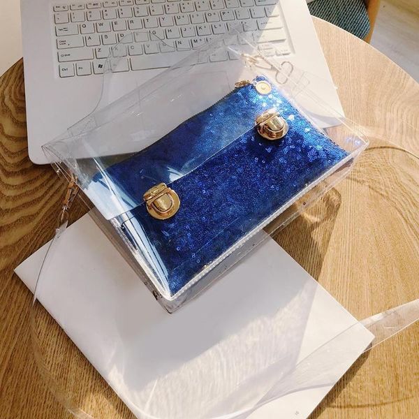 transparent shoulder messenger handbags women sequins makeup clutch beach crossbody bags jelly small shoulder bag 2pcs/set
transparent shoulder messenger handbags women sequins makeup clutch beach crossbody bags jelly small shoulder bag 2pcs/set