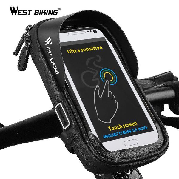 west biking mountain bike bag waterproof front bag 6.0 inch mobile phone case bicycle tube handlebar bag cycling accessories mx200717
west biking mountain bike bag waterproof front bag 6.0 inch mobile phone case bicycle tube handlebar bag cycling accessories mx200717