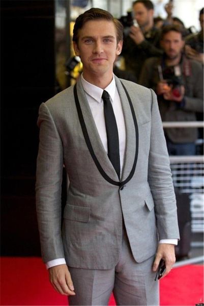 2020 one button light gray пользовательской groom смокинги groom мужчина свадебный выпускные костюмы жених партия одежда (куртка + брюки + г, White;black 
2020 one button light gray пользовательской groom смокинги groom мужчина свадебный выпускные костюмы жених партия одежда (куртка + брюки + г, White;black