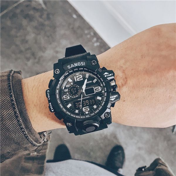 relogio masculino wholesale dropshipping mens watches sport watch led military shock style fashion casual watches quartz clock, Slivery;brown
relogio masculino wholesale dropshipping mens watches sport watch led military shock style fashion casual watches quartz clock, Slivery;brown