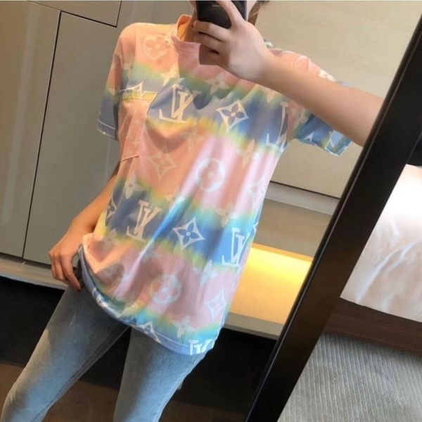 the new 2020 korean version of women's luxury short sleeves personalized color printing designer t-shirt fashion t-shirts ing, White
the new 2020 korean version of women's luxury short sleeves personalized color printing designer t-shirt fashion t-shirts ing, White