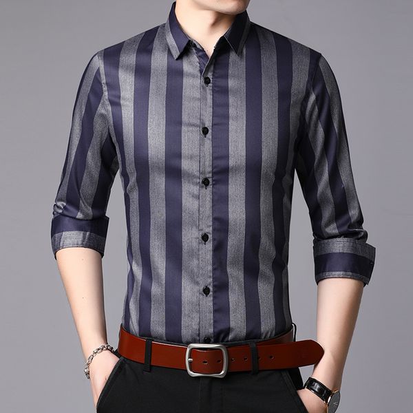 the new 2020 grade printed long-sleeve korean shirt for male men's casual striped business t-shirts 3 color size -4xl, White;black
the new 2020 grade printed long-sleeve korean shirt for male men's casual striped business t-shirts 3 color size -4xl, White;black