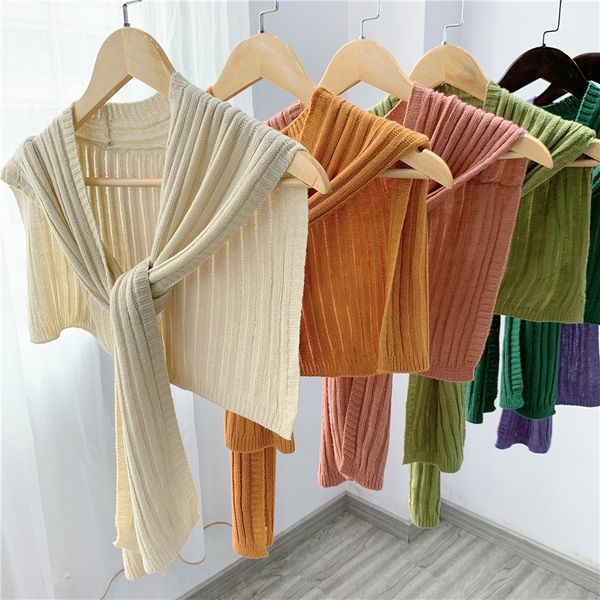 small female korean woolen knot small cloak season soft all-match temperament shoulder scarf shawl cloak shawl neck scarf, Blue;gray
small female korean woolen knot small cloak season soft all-match temperament shoulder scarf shawl cloak shawl neck scarf, Blue;gray