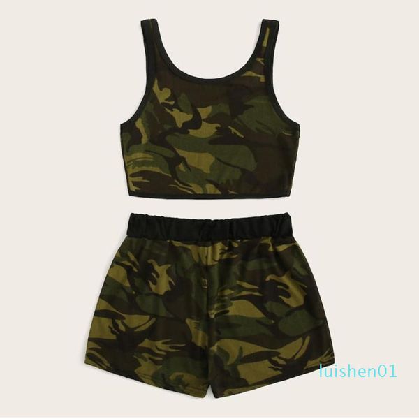 летний спорт camouflage tank top 2 piece set женский кулиской короткие штаны женщина тренировки o шеи женский спортивный костюм повседневный, White;black
летний спорт camouflage tank top 2 piece set женский кулиской короткие штаны женщина тренировки o шеи женский спортивный костюм повседневный, White;black