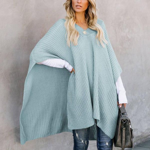 knitted cloak sweater women casual loose shawl autumn winter streetwear poncho women sweater and pullovers plus size, White;black
knitted cloak sweater women casual loose shawl autumn winter streetwear poncho women sweater and pullovers plus size, White;black