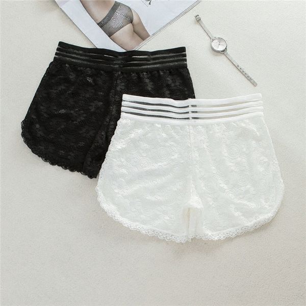 summer women's black and white outerwear anti-exposure lace pants safety pantscoat safety pants high waist shorts base shorts, Black;white
summer women's black and white outerwear anti-exposure lace pants safety pantscoat safety pants high waist shorts base shorts, Black;white