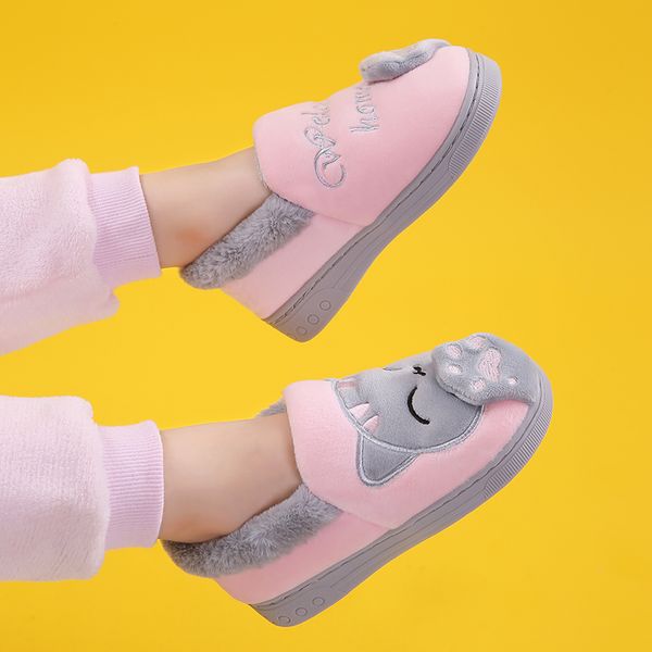 winter kids boy girl slippers cartoon shoes candy color cat home slippers children warm cute indoor non-slip zapatillas, Black;grey
winter kids boy girl slippers cartoon shoes candy color cat home slippers children warm cute indoor non-slip zapatillas, Black;grey