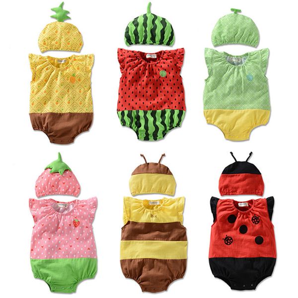 baby girl summer clothes rompers with hat ruffle flying sleeve fruit honey bee costume infant sleeveless one piece outfit, Blue
baby girl summer clothes rompers with hat ruffle flying sleeve fruit honey bee costume infant sleeveless one piece outfit, Blue