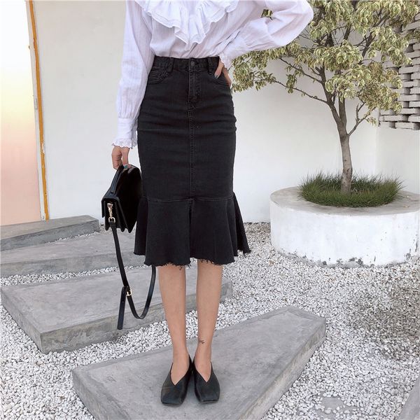 fashion high waist denim skirt black light washed women pencil trumpet skirts 2020 spring summer cowboy skirt faldas
fashion high waist denim skirt black light washed women pencil trumpet skirts 2020 spring summer cowboy skirt faldas