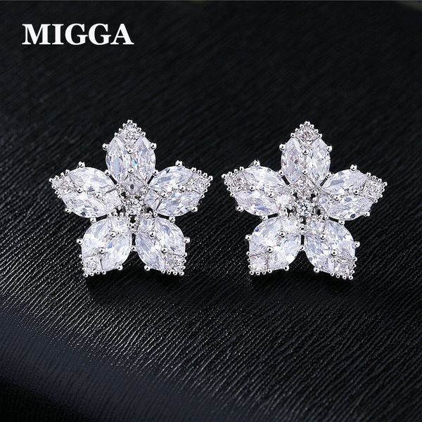 migga exquisite cubic zirconia earrings fashion women ladies jewelry cz crystal large flower stud earrings, Golden;silver
migga exquisite cubic zirconia earrings fashion women ladies jewelry cz crystal large flower stud earrings, Golden;silver