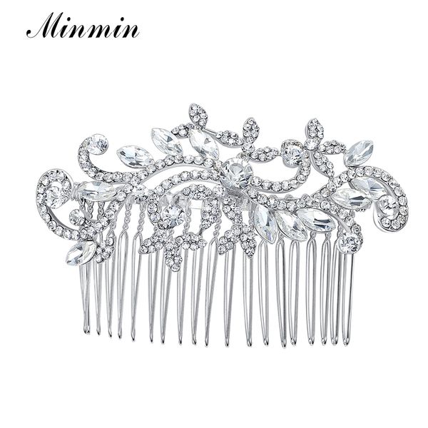 minmin silver color floral crystal bridal comb hair pins wedding hair accessories for women flower jewelry headwear fs001, Golden;silver
minmin silver color floral crystal bridal comb hair pins wedding hair accessories for women flower jewelry headwear fs001, Golden;silver
