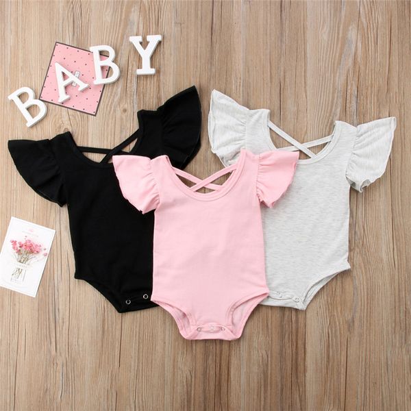 summer baby girls clothing newborn baby pure color bandage backless bodysuit cotton 0-24 months fly sleeve baby girls clothes, Blue
summer baby girls clothing newborn baby pure color bandage backless bodysuit cotton 0-24 months fly sleeve baby girls clothes, Blue