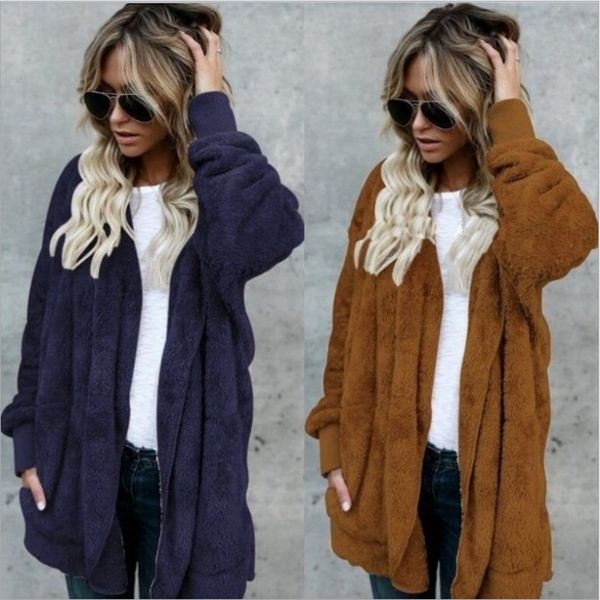 2019 autumn warm fur wool and winter wool warm coat mid-length two-sided wear anti-fur coat, Black
2019 autumn warm fur wool and winter wool warm coat mid-length two-sided wear anti-fur coat, Black