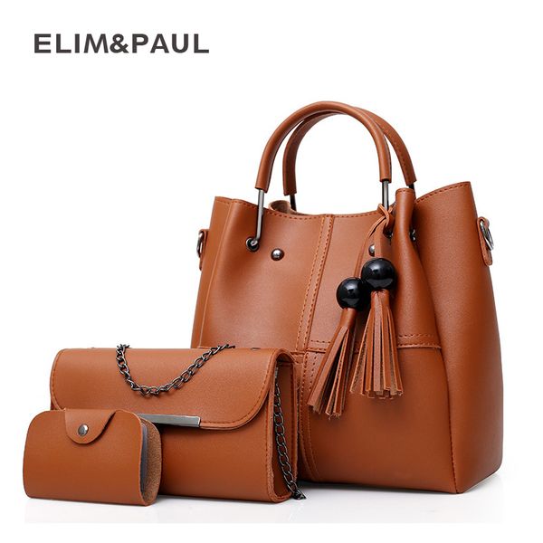 elim& 3 pcs/sets handbags women's shoulder bag female 6 colors tassel beading messenger bag women crossbody sac a main bolsa
elim& 3 pcs/sets handbags women's shoulder bag female 6 colors tassel beading messenger bag women crossbody sac a main bolsa