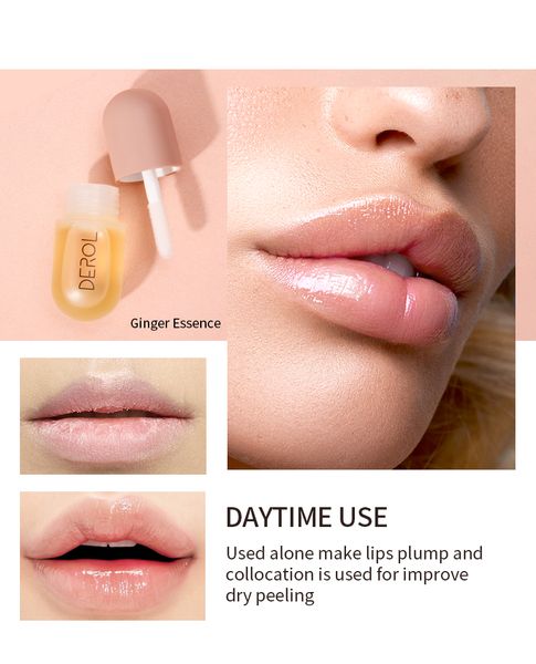 

neza lip enhancer plumper moisturizing nutritious plumping lip gloss mineral oil lip extreme volume essence lips care, Red;pink
