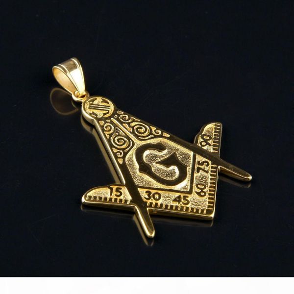 e gold plated -masonic vacuum plating stainless steel pendant necklace 70cm cuban chain necklace hip hop, Silver
e gold plated -masonic vacuum plating stainless steel pendant necklace 70cm cuban chain necklace hip hop, Silver