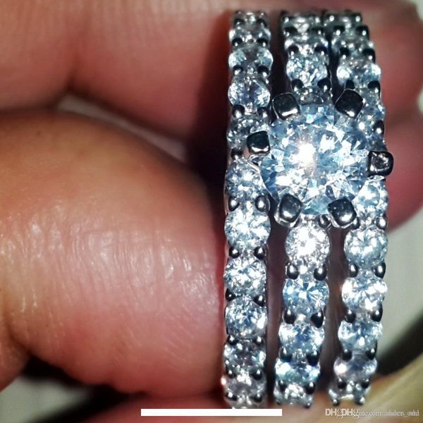 2019 Victoria Wieck Full round topaz simulated diamond 10KT White Gold Filled 3-in-1 Women Engagement Wedding Ring Set Sz 5-11
2019 Victoria Wieck Full round topaz simulated diamond 10KT White Gold Filled 3-in-1 Women Engagement Wedding Ring Set Sz 5-11