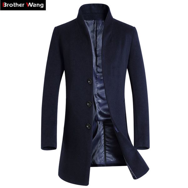 brother wang brand 2020 new men slim long section woolen trench coat fashion casual business solid color windbreaker jacket male, Tan;black
brother wang brand 2020 new men slim long section woolen trench coat fashion casual business solid color windbreaker jacket male, Tan;black
