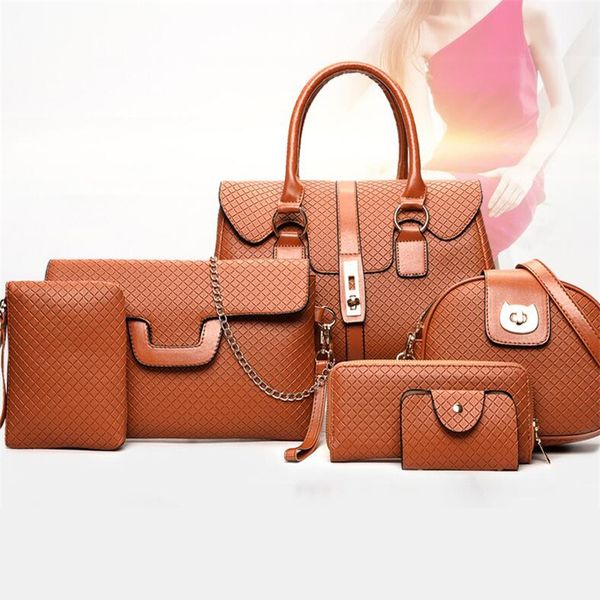 fashion women shoulder bag luxury crossbody bag new pu leather messenger lock design handbag multifunction combo pack 6 set
fashion women shoulder bag luxury crossbody bag new pu leather messenger lock design handbag multifunction combo pack 6 set