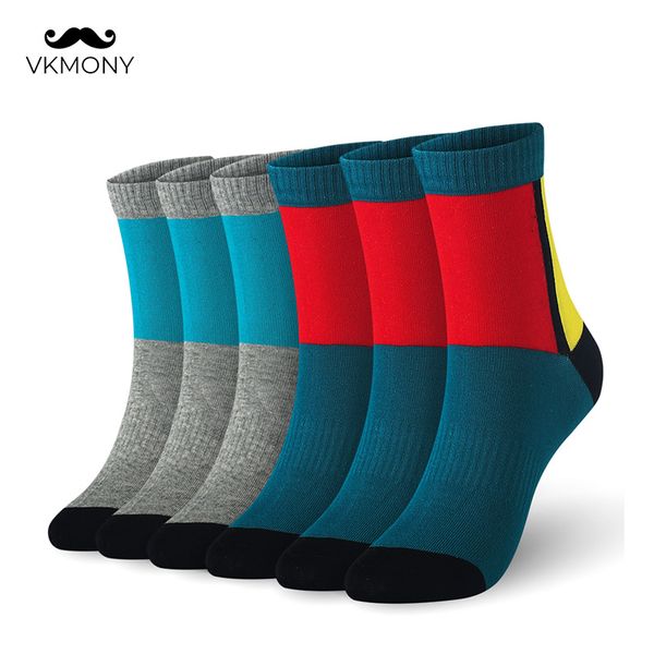 men sport socks cotton contrast color design man socks 6pairs/lot (eu 39-46) (us 7.0-12.0) vkmony, Black
men sport socks cotton contrast color design man socks 6pairs/lot (eu 39-46) (us 7.0-12.0) vkmony, Black