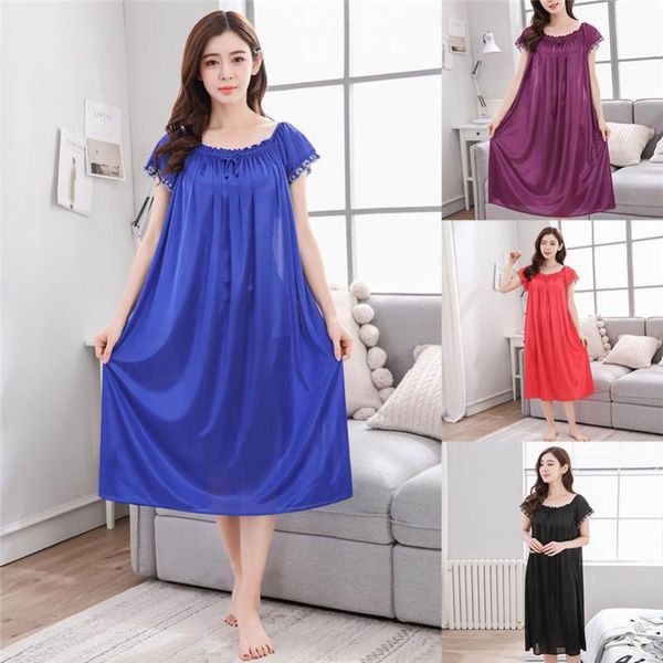 women sleepwear women's sleep loose single code nightdress lingerie sleepwear pajamas sleep wear clothes, Black;red
women sleepwear women's sleep loose single code nightdress lingerie sleepwear pajamas sleep wear clothes, Black;red