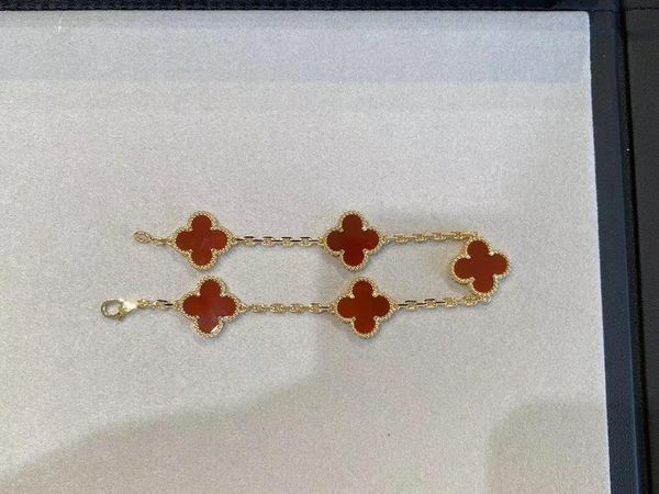 v metal luxurious quality five flowers punk bracelet with nature red agate for women wedding jewelry gift ps5349a, Black
v metal luxurious quality five flowers punk bracelet with nature red agate for women wedding jewelry gift ps5349a, Black