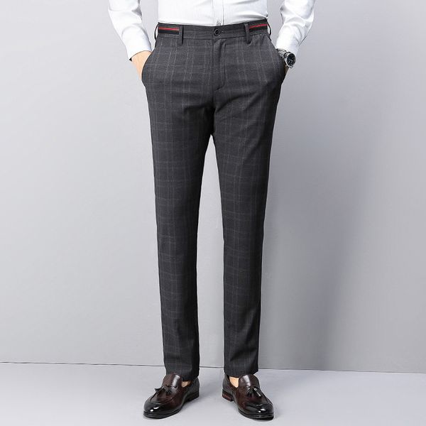 men's trousers men's plaid suit trousers men straight loose-fitting casual pants fashion gentleman mens suit pants, White;black
men's trousers men's plaid suit trousers men straight loose-fitting casual pants fashion gentleman mens suit pants, White;black