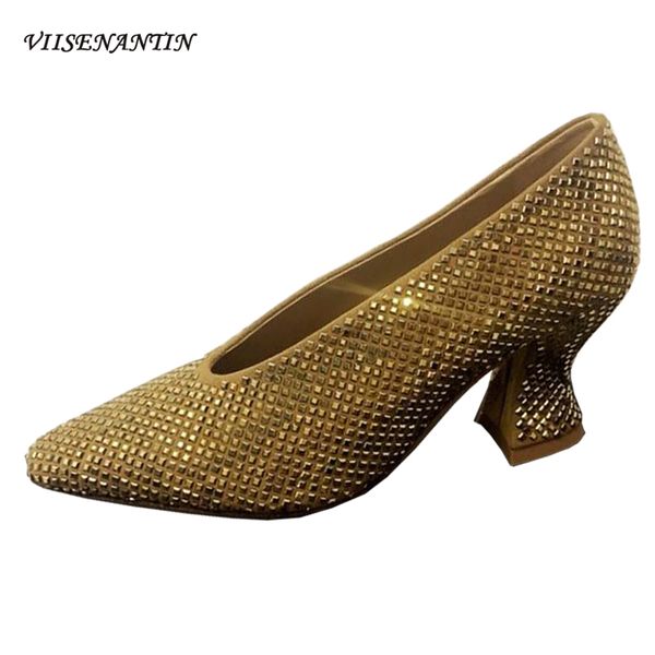 мода glittery высоких каблуков toe круглого остроконечные каблук из натуральной кожи нескользких на basic насосы партии bling ботинки партии, Black
мода glittery высоких каблуков toe круглого остроконечные каблук из натуральной кожи нескользких на basic насосы партии bling ботинки партии, Black
