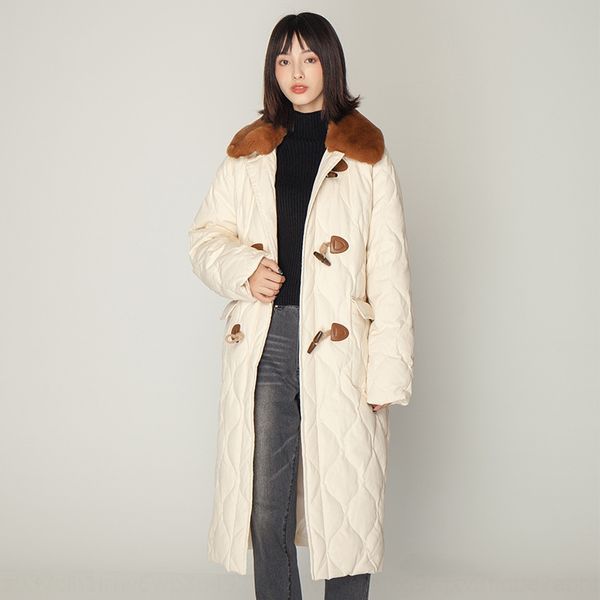 5qpg6 xi yue designer women's clothing 2019 winter new fur collar color down jacket toggle toggle matching croissant buckle mid-length, Black
5qpg6 xi yue designer women's clothing 2019 winter new fur collar color down jacket toggle toggle matching croissant buckle mid-length, Black