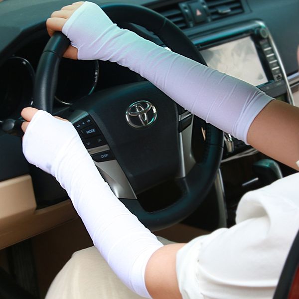 summer ice silk sun protection sleeve korean style running same ice sleeve men's and women's outdoor riding driving arm sheath, Black
summer ice silk sun protection sleeve korean style running same ice sleeve men's and women's outdoor riding driving arm sheath, Black