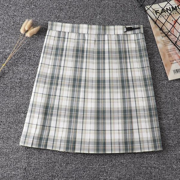 school dresses cute light gray plaid pleated skirt jk uniform skirt students cosplay anime sailor suit short skirts, White
school dresses cute light gray plaid pleated skirt jk uniform skirt students cosplay anime sailor suit short skirts, White