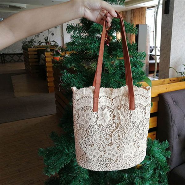 floral lace handbag women beach shoulder bag child mother bucket shoulder bags 
floral lace handbag women beach shoulder bag child mother bucket shoulder bags