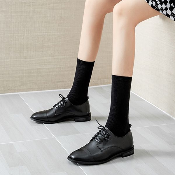2020 spring autumn pu leather women flats shoes oxfords casual ladies soft leather women ankle boot help low loafers shoes, Black
2020 spring autumn pu leather women flats shoes oxfords casual ladies soft leather women ankle boot help low loafers shoes, Black