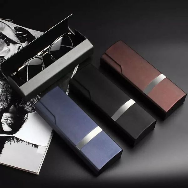 fashion solid color silver edge myopia handmade box multicolor case glasses case myopia glasses box optional, Blue
fashion solid color silver edge myopia handmade box multicolor case glasses case myopia glasses box optional, Blue