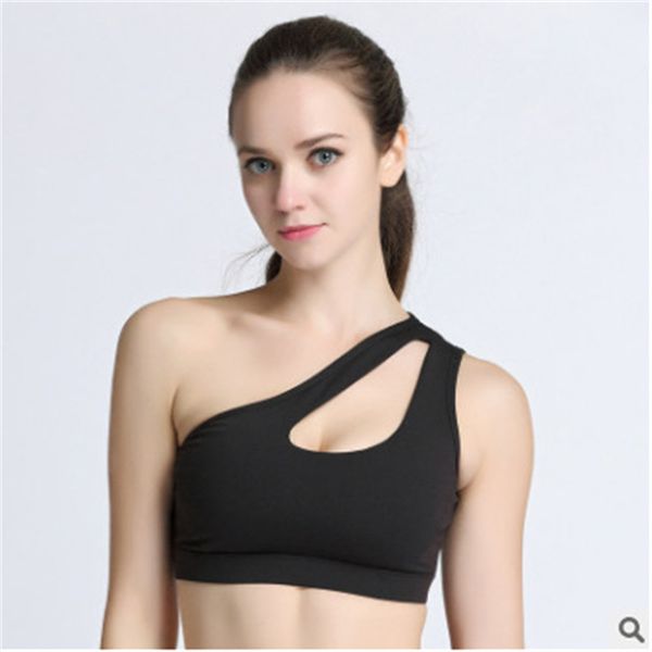 new one shoulder women yoga sports bra vest fitness yoga bras workout running clothing gym sport athletic underwear, White;black
new one shoulder women yoga sports bra vest fitness yoga bras workout running clothing gym sport athletic underwear, White;black