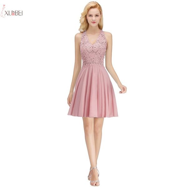 babyonlinedress burgundy chiffon short bridesmaid dresses elegant wedding party dress guest gown v neck sleeveless vestido madrinha cps1079, White;pink
babyonlinedress burgundy chiffon short bridesmaid dresses elegant wedding party dress guest gown v neck sleeveless vestido madrinha cps1079, White;pink