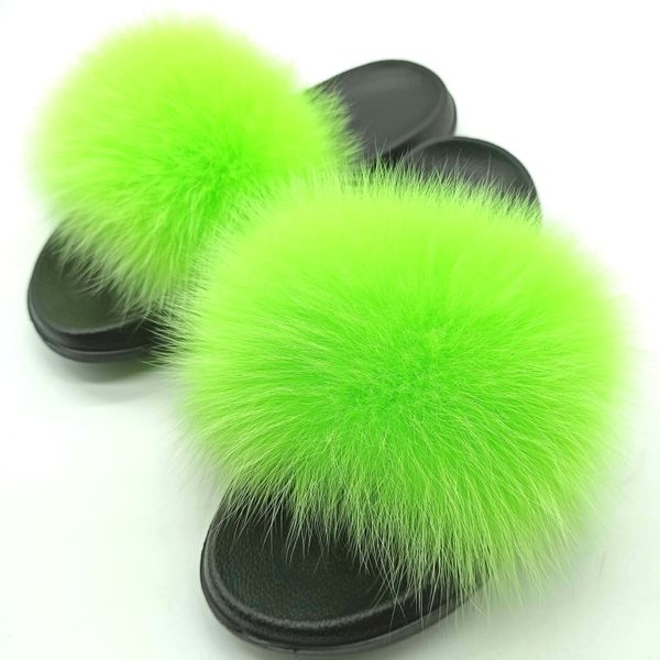 women summer real fox fur slippers ladies fashion flip-flops flat home plush female shoes women solid color fox fur slippers, Black
women summer real fox fur slippers ladies fashion flip-flops flat home plush female shoes women solid color fox fur slippers, Black