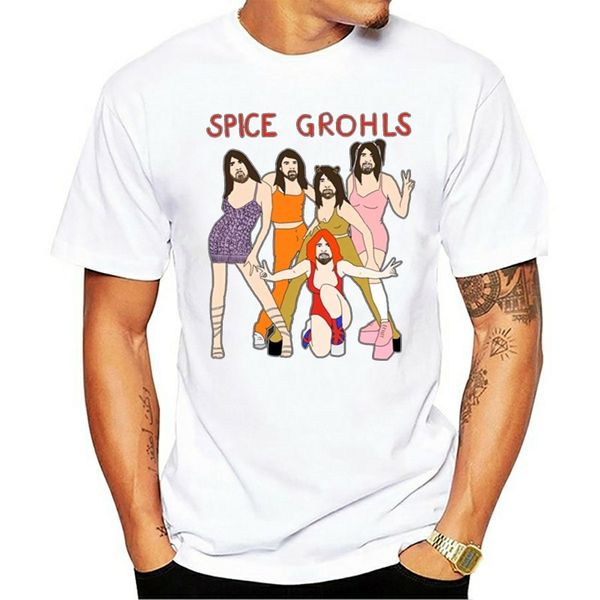 spice grohls t shirt men women plus size clothing tee shirt 100% cotton t-shirt, White;black
spice grohls t shirt men women plus size clothing tee shirt 100% cotton t-shirt, White;black