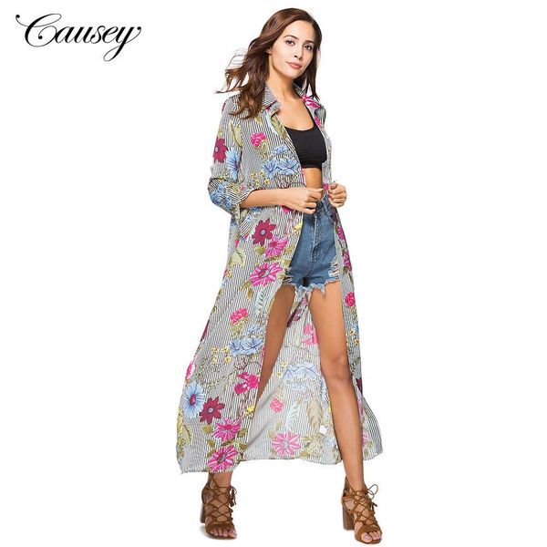 2020 suit -dress single row buckle lengthen fund stripe chiffon shirt dress, White
2020 suit -dress single row buckle lengthen fund stripe chiffon shirt dress, White