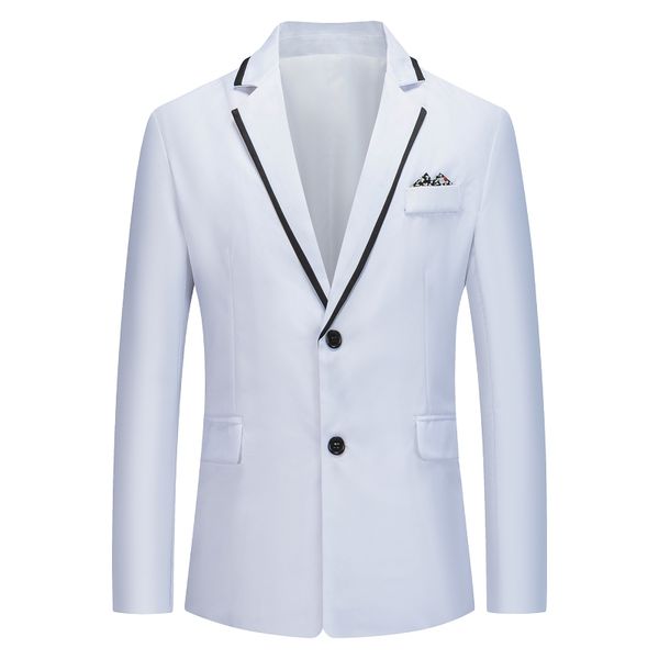 2020 business men blazers casual one button mens suit jacket spring autumn formal slim fit suit coats for wedding party jacket, White;black
2020 business men blazers casual one button mens suit jacket spring autumn formal slim fit suit coats for wedding party jacket, White;black