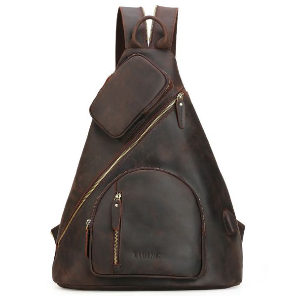 genuine crazy horse leather chest bag for men usb charging bag pack man sling crossbody shoulder travel tote casual handbag
genuine crazy horse leather chest bag for men usb charging bag pack man sling crossbody shoulder travel tote casual handbag