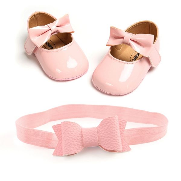 new baby girl bowknot shoes pu buckle first walkers with bow red black pink white soft soled non-slip headband two-piece set
new baby girl bowknot shoes pu buckle first walkers with bow red black pink white soft soled non-slip headband two-piece set