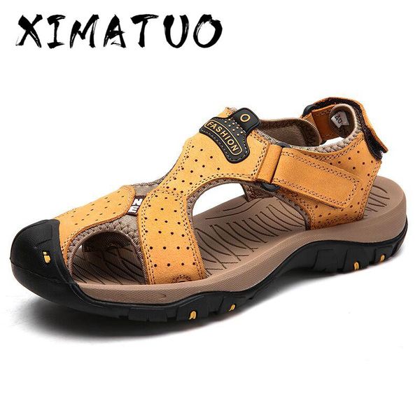 sandals brand genuine leather men's shoes summer men fashion outdoor beach and slippers big size 38-47, Black
sandals brand genuine leather men's shoes summer men fashion outdoor beach and slippers big size 38-47, Black