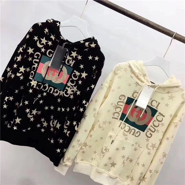 же с капюшоном пуловера свитера женщин корейской моды двойного г звездами золоченых модули отель star потерять большое осеннее пальто, White
же с капюшоном пуловера свитера женщин корейской моды двойного г звездами золоченых модули отель star потерять большое осеннее пальто, White